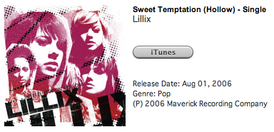 Lillix - Sweet Temptation (Hollow) - Single