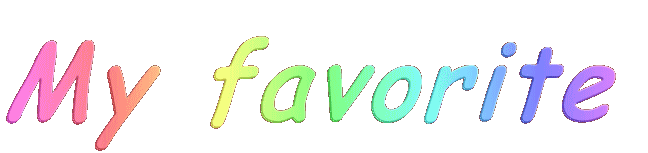 My favorite 