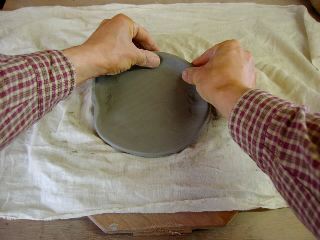 陶芸　たたら作りの方法（その７）