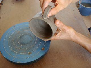 陶芸技法　取っ手をつける